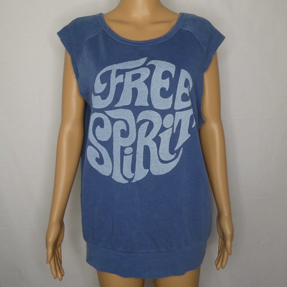 Junk Food Clothing Tops - Junk Food Free Spirit Tank Top Boho Muscle Tee XL